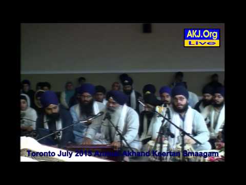 063 Toronto July 2015 Smaagam - Thursday Morning - Bh. Jaswinder Singh Jee Toronto