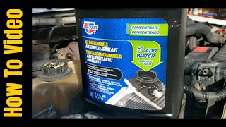 7.3 thermostat replacement & radiator drain and fill