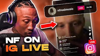 NF Goes on Instagram Live!! *Classic*