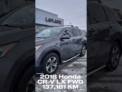 2018 Honda CR-V LX 2WD in Gray for sale at Laplante Chevrolet Buick GMC in Casselman, ON