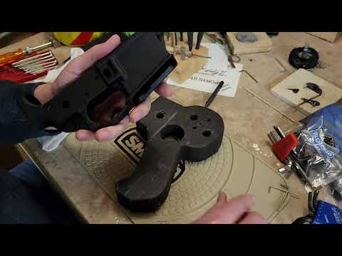 How-To: Assemble an AR platform lower receiver.  No special tools.
