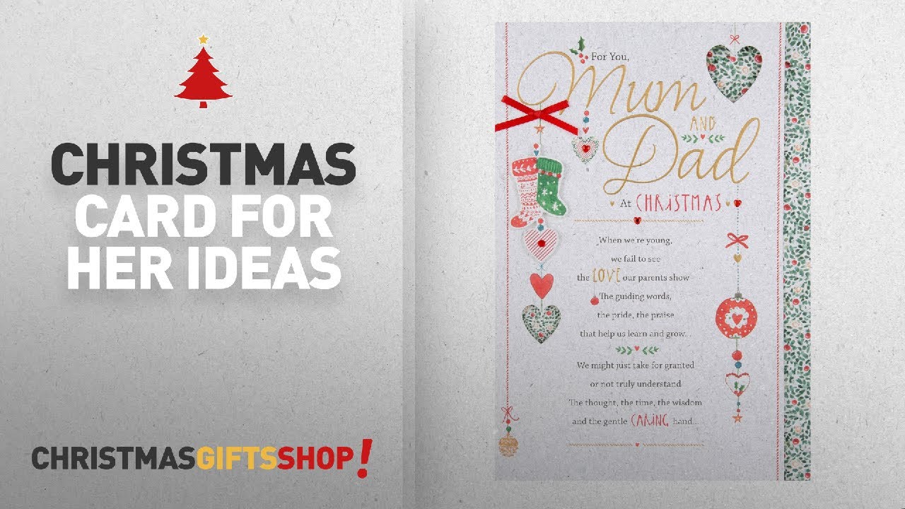 Watch video Top 10 Christmas Card For Her Ideas: Hallmark Mum & Dad Christmas Card 'You're Wonderful' - Large Now Top 10 Christmas Card For Her Ideas: Hallmark Mum & Dad Christmas Card 'You're Wonderful' - Large