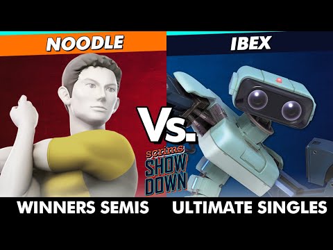 Scrims Showdown 90 Winners Semis - NOODLE (Wii Fit Trainer) Vs. IBEX (R.O.B.) SSBU Ultimate