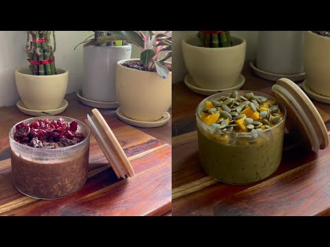 Two Overnight Oats Recipe | High Protein Ready to Eat Instant Breakfast Meal for Weight Loss | Ep24
