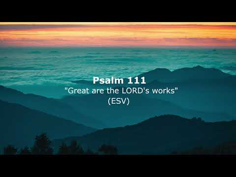 Psalm 111 - ESV Narration (Audio Bible)