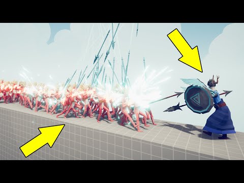 ODIN vs 50x MELEE UNITS ON THE BRIDGE | TABS Unit Creator | Totally Accurate Battle Simulator TABS