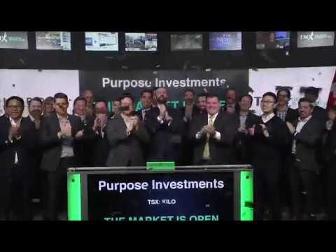 Purpose Investments Open Toronto Stock Exchange,  December 10, 2018