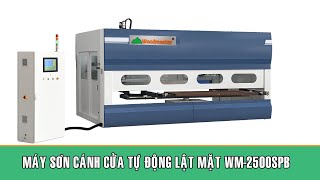Máy phun sơn cánh cửa, tự động lật mặt WM-2500SPB