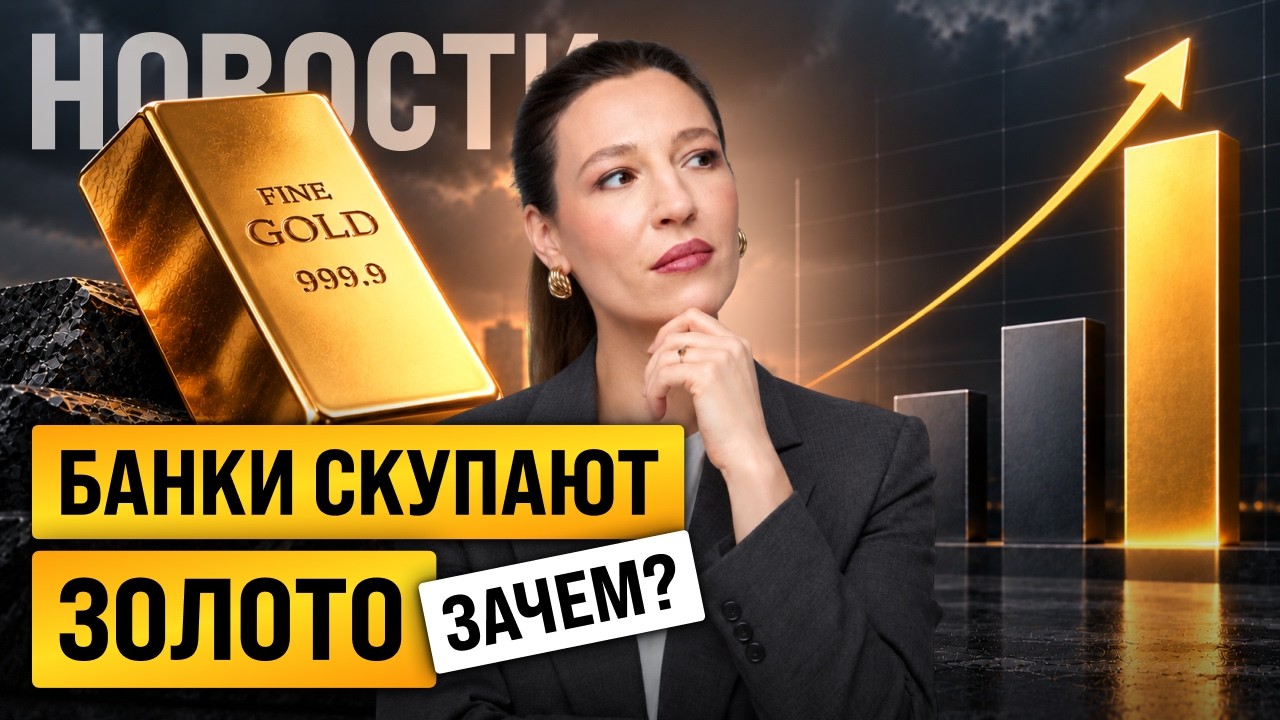 Центробанки СКУПАЮТ золото! ВЭФ, дивиденды Сбера и рост рынка