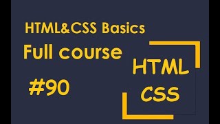 Learn HTML & CSS: 90 Add a sticky navigation to the page