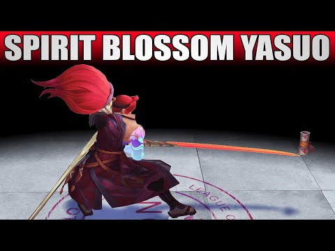 Spirit Blossom Yasuo Ruby Chroma - League Of Legends