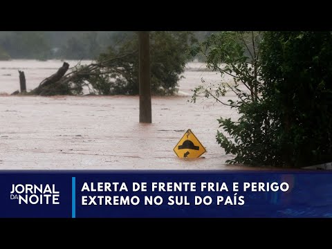 Rio Grande do Sul está em alerta para chuvas fortes | Jornal da Noite