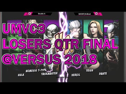 GHOST|K-Brad vs Double A - UMvC3 at versus 2018