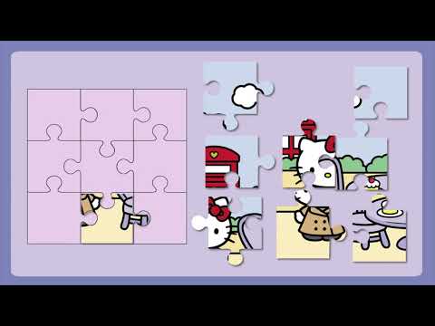 Jogo: Você consegue montar o quebra-cabeça da Hello Kitty?