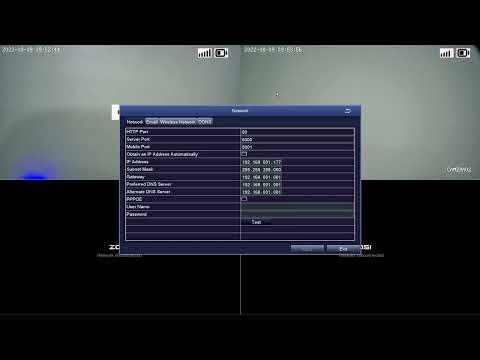 ZOSI Wireless NVR Security System Operation - Network Test