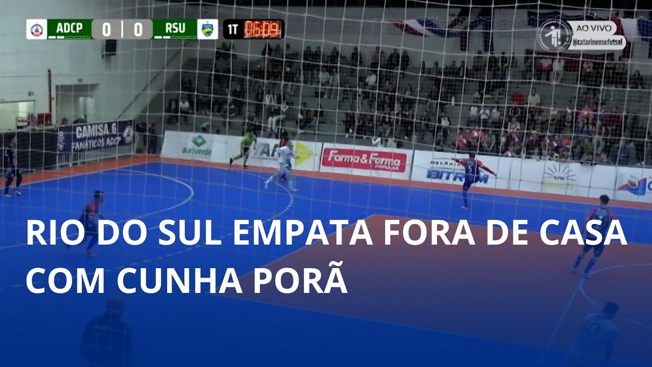 Rio do Sul busca empate fora de casa e soma ponto importante na Série Prata