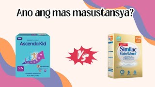 Download lagu ASCENDA KID VS. SIMILAC GAINSCHOOL, NUTRITION FACTS BASED REVIEW (MILK FOR KIDS) mp3 Download lagu ASCENDA KID VS. SIMILAC GAINSCHOOL, NUTRITION FACTS BASED REVIEW (MILK FOR KIDS) mp3