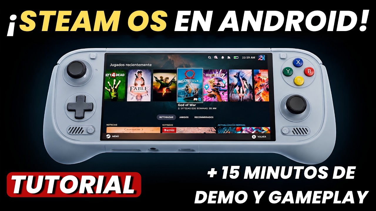✅ SteamOS ya puede instalarse en consolas Android | Tutorial y Gameplay