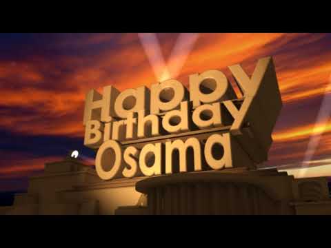 Happy Birthday Osama