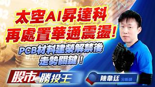 太空AI昇達科再處置華通震盪 ! PCB材料建榮解禁後走勢關鍵 ! #昇達科 #華通 #德宏 #建榮 #富喬