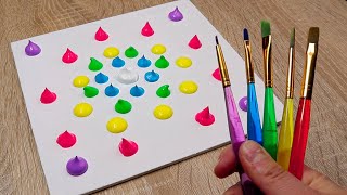 How to Draw Simple Underwater Landscape - Acrylic Painting