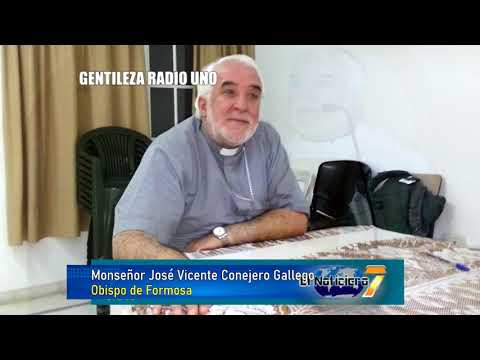MONSEÑOR JOSÉ VICENTE CONEJERO GALLEGO - OBISPO DE FORMOSA - GENTILEZA RADIO UNO