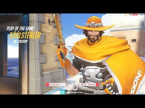 POTG! Gale Cassidy Gamepay - MCCREE OVERWATCH GAMEPLAY SEASON 30 TOP 500