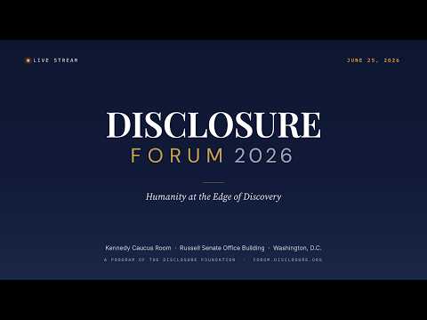 Disclosure Forum 2026 reúne Congresso, cientistas e pesquisadores sobre UAP