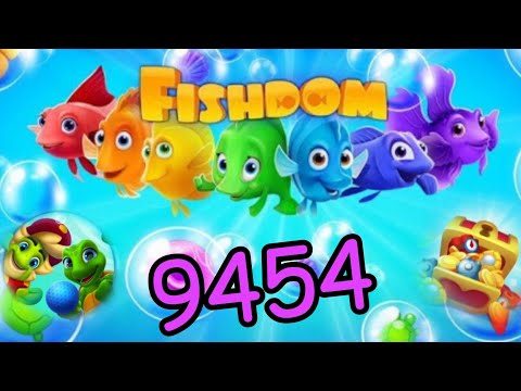 Fishdom 2022, no Boosters 9454 level - прохождение без бустеров, 9454 уровень.