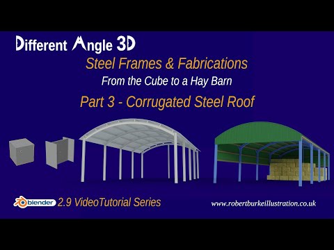 011 DA3D Adding the Corrugated Roof Sheets