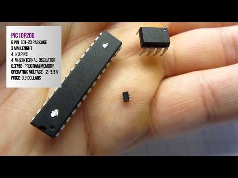 Smallest and cheapest microcontroller -  tutorial