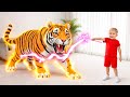 Wild Animal Adventure At Home Kids Learn Animal Names