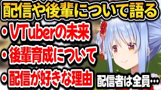 【雑談まとめ】VTuberの未来についてや後輩育成について話すぺこら【ホロライブ切り抜き/兎田ぺこら】