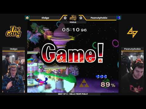 The Gang: Pools — Dialga (Sheik) vs. Peanutphobia (Yoshi) — SSBM Singles