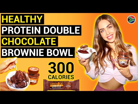 LEAN GIRL Double Chocolate Protein Brownie Bowl| Low Calorie Molten Centre| Only 300 Calories 😍