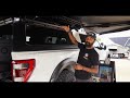 Overland Vehicle Systems Expedition Pro Plus Truck Cap w/Full Wing Window Doors and 3rd Brake Light  - JT 2021-26