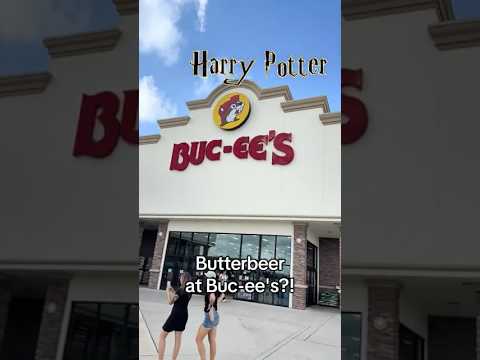 🍺 Butterbeer at Buc-ees?! Let's give this a shot...⚡️ #bucees #harrypotter #harrypotterfan