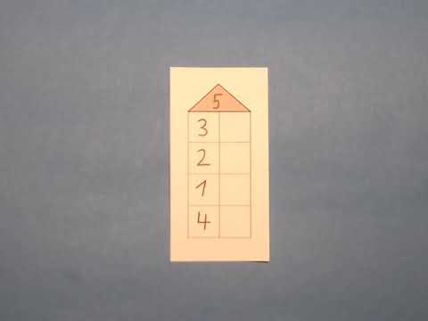 5 zerlegen (ohne Zahlbild) / Mathematik / Grundschule / Klasse 1 / einfach üben