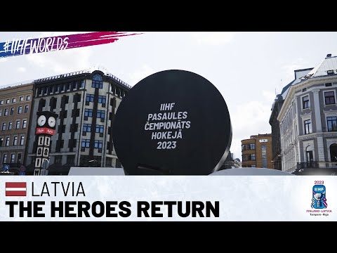 Latvian Heroes Return Home | 2023 #IIHFWorlds