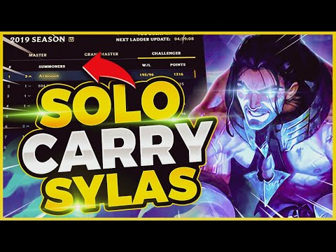 HOW TO SOLO CARRY WITH SYLAS JUNGLE (RANK 1 SYLAS) - League of Legends