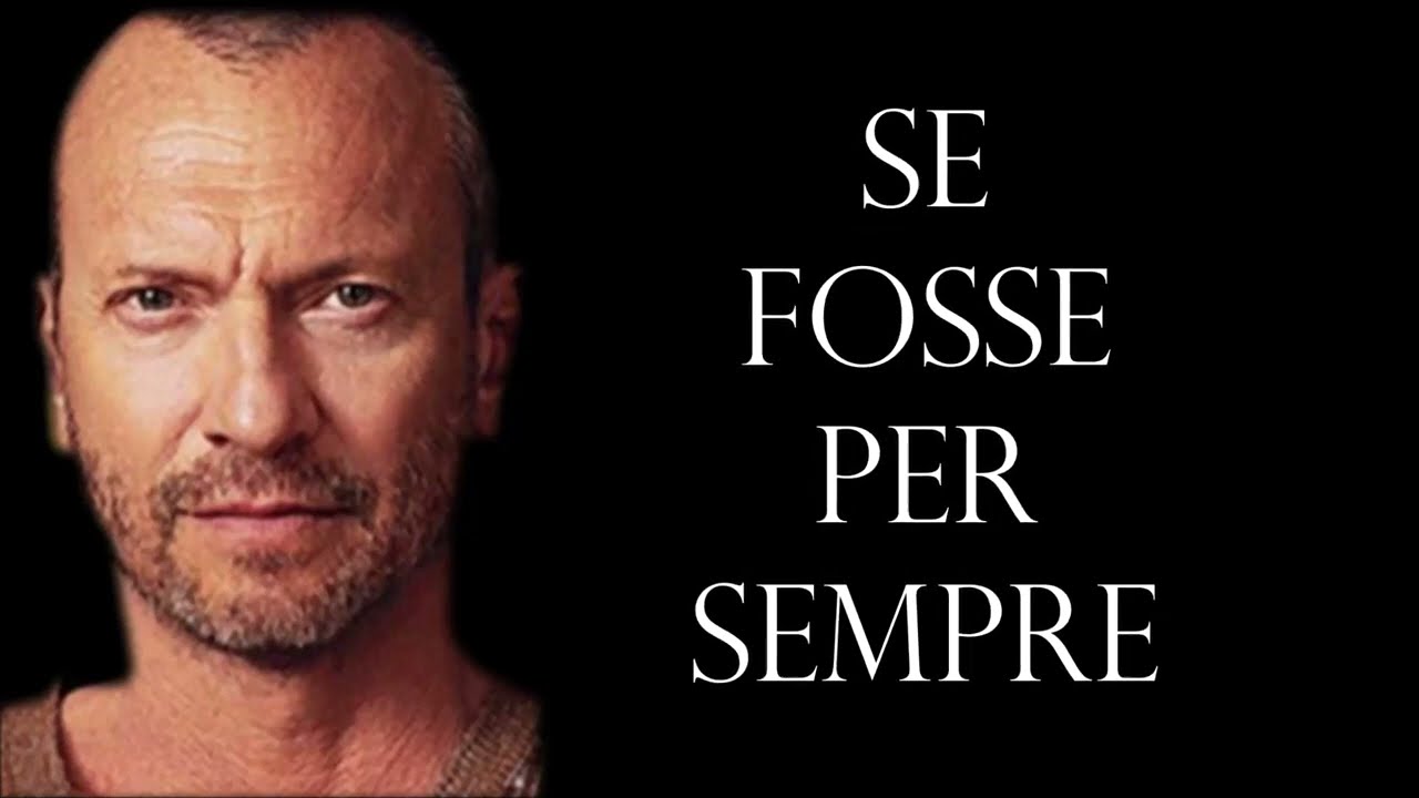 E SE FOSSE PER SEMPRE -BIAGIO ANTONACCI-(CON TESTO)CON TESTO🎤(with lyrics) ♫♫  [2010]