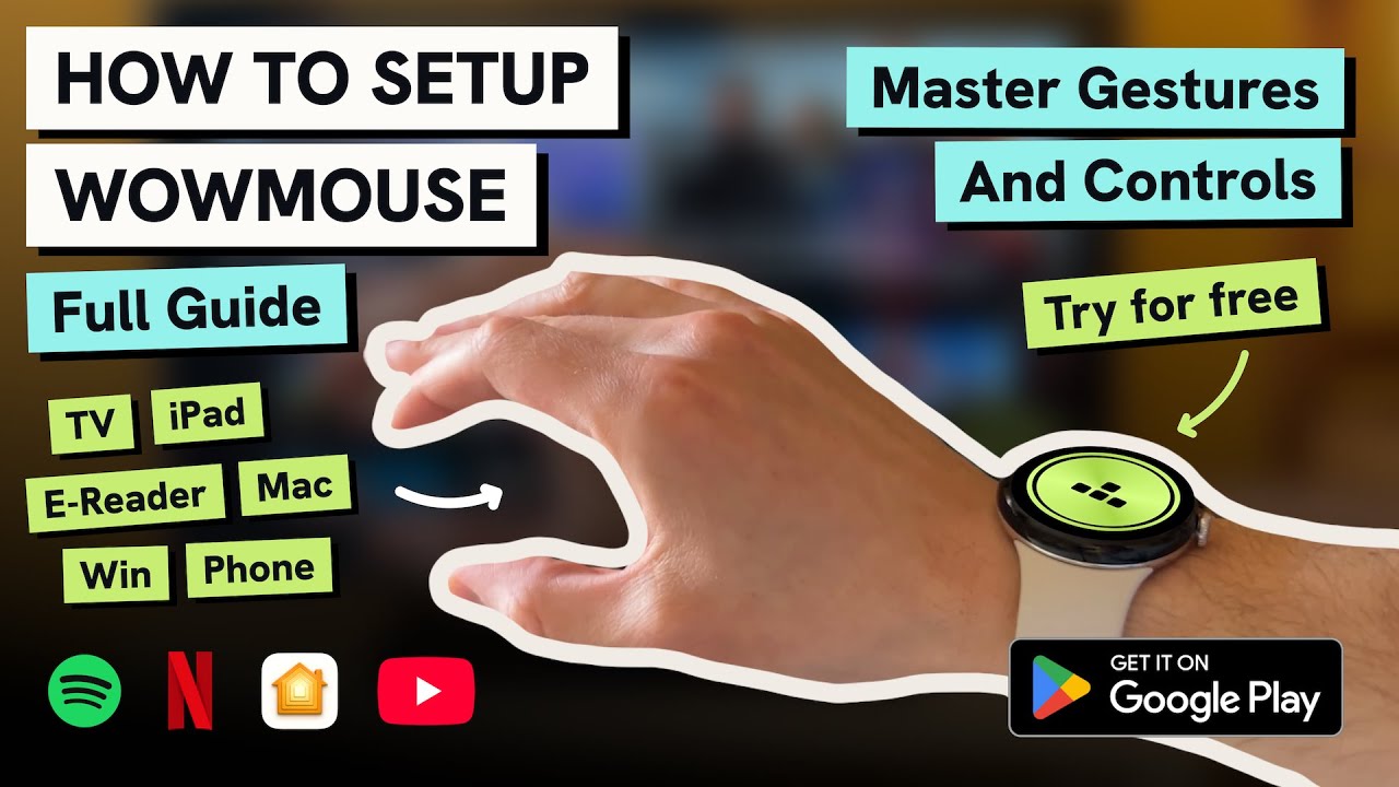 How to Set Up WowMouse Pro &ndash; Full Guide for Gestures & Device Pairing - YouTube