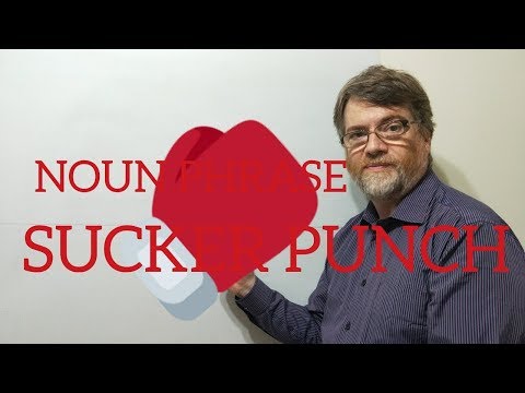 English Tutor Nick P Noun Phrase (31) Sucker Punch
