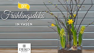 DIY: schnelle Frühlingsdeko in Vasen selbermachen [How to] Deko Kitchen