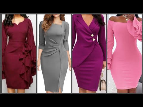Most stylish women bodycon dresses/ latest collection...