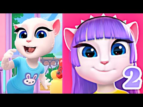 My Talking Angela 2 Gameplay (by Outfit7 Limited) | Android, iOS - YouTube