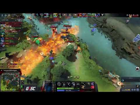 DOTA2 GESC Newbee vs VGJ T G01：teamfight moments 02