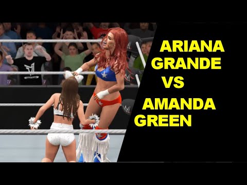WWE 2K17 Ariana Grande vs Amanda Green - Extreme Rules