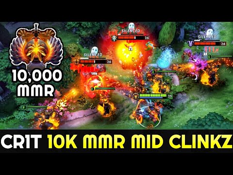 CR1T 10K MMR Mid Clinkz Destroyed Enemies with Bloodthorn Build 7.26 Dota 2