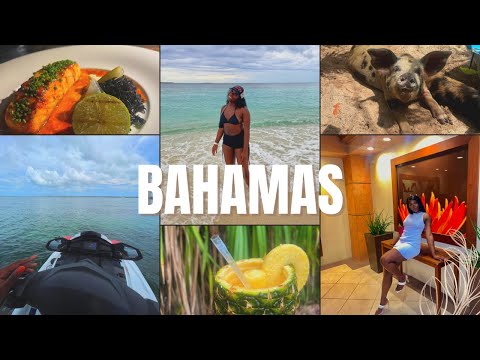 BAHAMAS BIRTHDAY VLOG | Pig Island, Atlantis Resort, Junkanoo Beach, Nobu, Jetskis #GIRLSTRIP